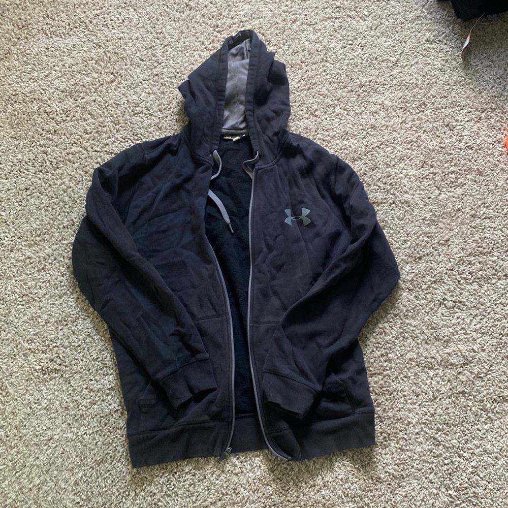 Lightly worn under armour zip up